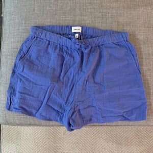 Aritzia linen shorts